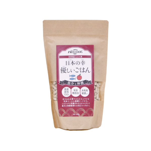 ニコクック　日本の幸　優しいごはん　魚介と林檎 250ｇ