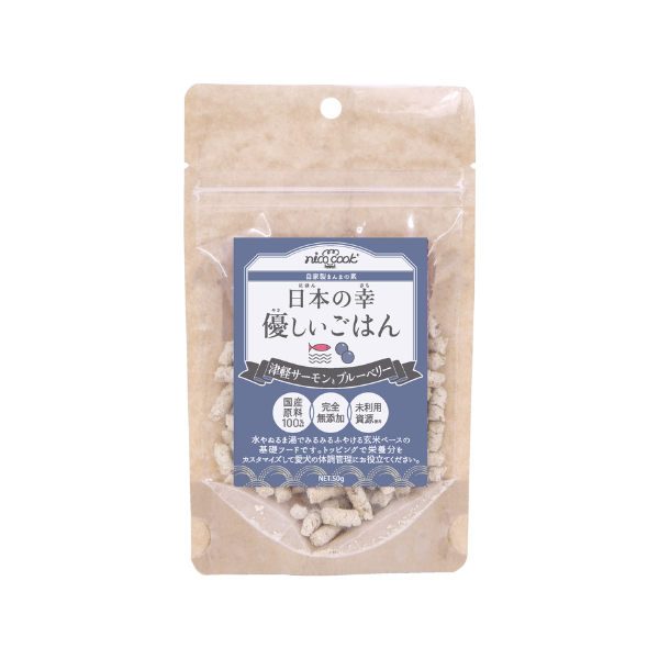 ニコクック　日本の幸　優しいごはん　津軽サーモンとブルーベリー 50ｇ