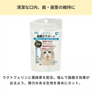 猫にやさしい　歯磨きサポート