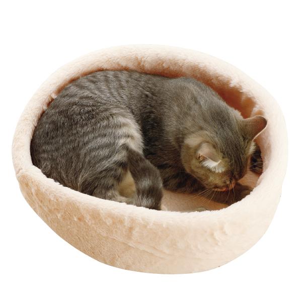 コロル　おでかけネコベッド　 ふわふわのクッション付き