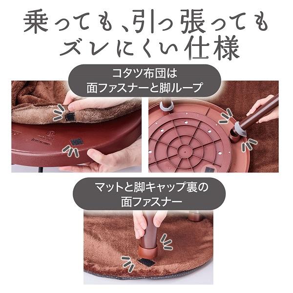 カラダ全体をあたためる猫のための丸型電気こたつ 