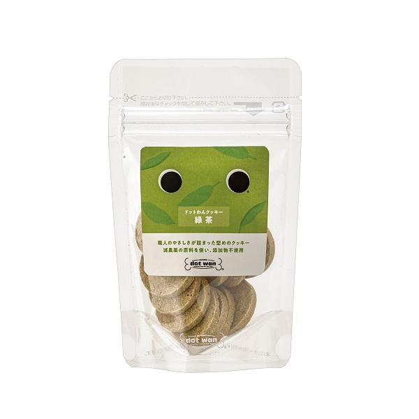 ドットわん クッキー（犬用おやつ） 緑茶