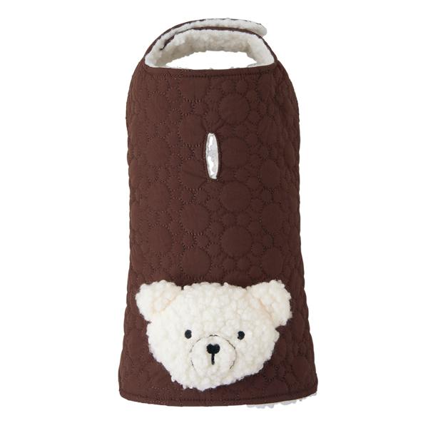 【PEPPY　LIFE】着せるのらくちんウェア（マントタイプ） キルトくま