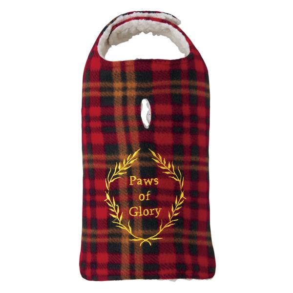 【PEPPY　LIFE】着せるのらくちんウェア（マントタイプ） レッドチェック