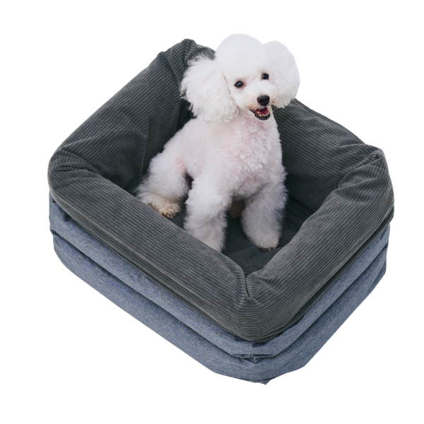 座ったまま景色が見えるドライブボックス（旧：ソファボックス） ふんわりクッションに囲まれていて落ち着きやすい。