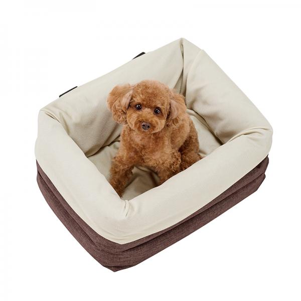 座ったまま景色が見えるドライブボックス（旧：ソファボックス） 本体・ブラウン＋インナーカバー（クール）