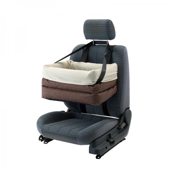 座ったまま景色が見えるドライブボックス（旧：ソファボックス） 本体・ブラウン＋インナーカバー（クール）