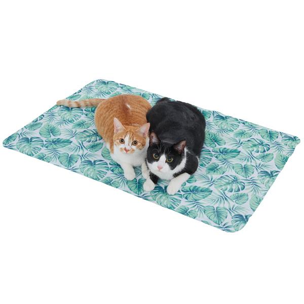 ひんやり涼感マット（新タイプ） L・リーフ