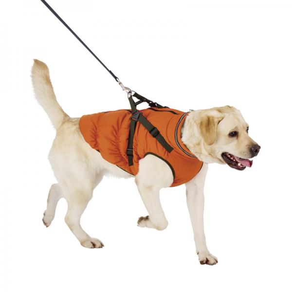 リアルダウンハーネスジャンパー 大型犬にも！/バスト70のサイズを着用モデルサイズ：バスト70cm