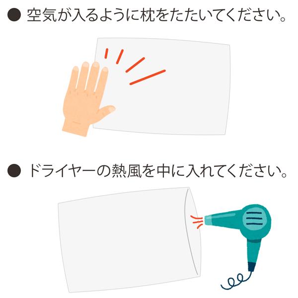 シニア犬の寝姿に寄り添うクッション こちらの商品は「空気が抜けた状態」でお届けいたします。／ご使用前に側面をたたいて空気を含ませたり、ドライヤーの熱風をあて、ふんわりと形を整えてボリュームを復元してください。