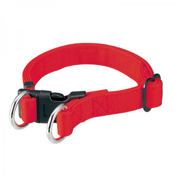 【PEPPY LIFE】ダブルリングカラー カーマインレッド /なめらかな生地になりサイズ調整がしやすくなりました。※カーマインレッドのみ