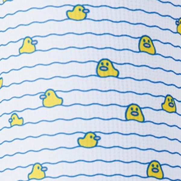 ダックメッシュタンク 波に乗るアヒルが可愛い。