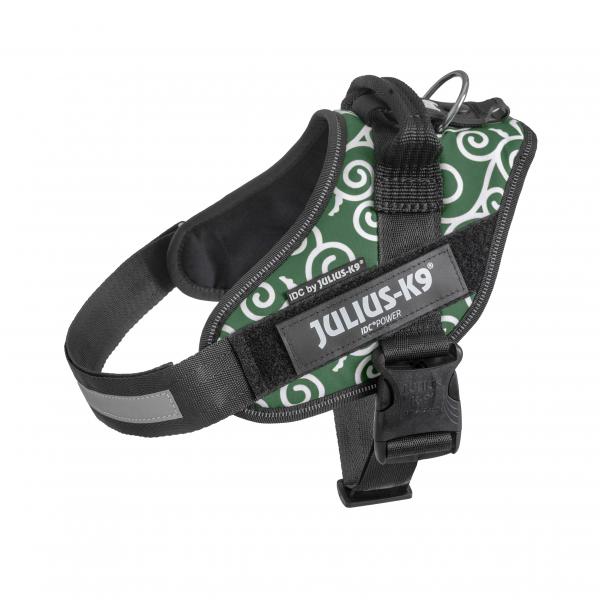 ユリウスＫ９　ＩＤＣパワーハーネス 唐草グリーン