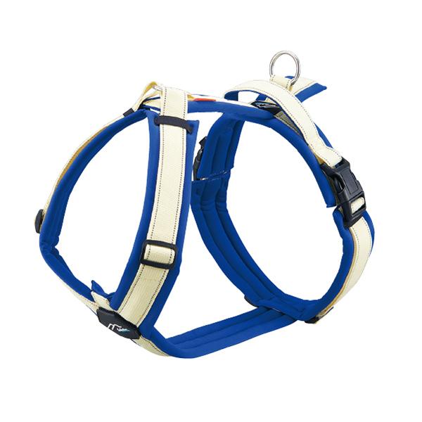 ハクサン　コンフォートゼロハーネス ブルー×ホワイト