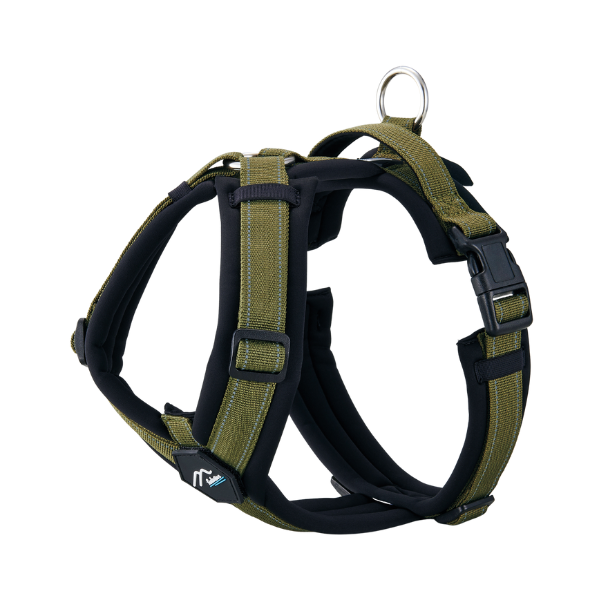 ハクサン　コンフォートゼロハーネス ブラック×グリーン