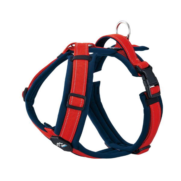 ハクサン　コンフォートゼロハーネス ネイビー×レッド