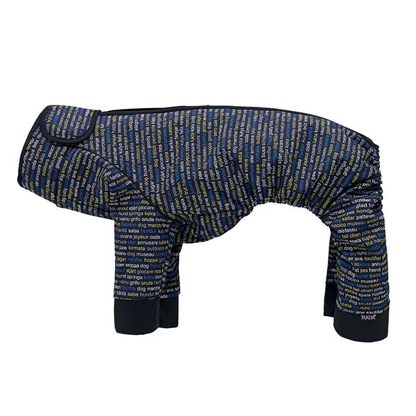 ラティア×ハクサン　オーバーオール グラフィコブルー