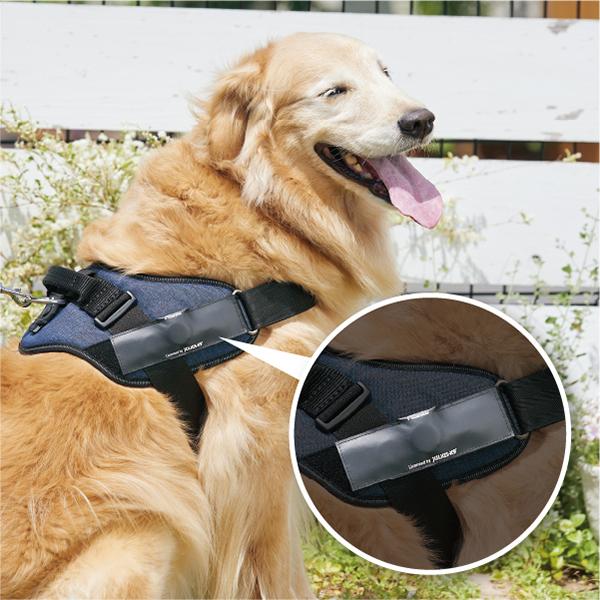 ユリウスＫ９デバイスホルダー 裏面は全面ワンタッチテープで ハーネスに簡単装着。