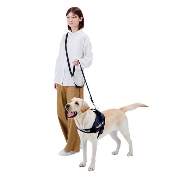 ユリウス　グリップリード・アジャスタブル ブラック※ハーネスは別売りです。