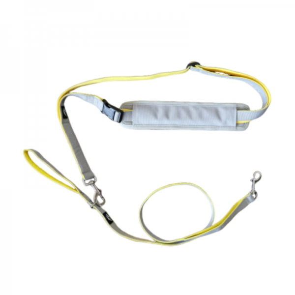 ハクサン　ゼロショルダーパッド＆リードセット イエロー×グレイ