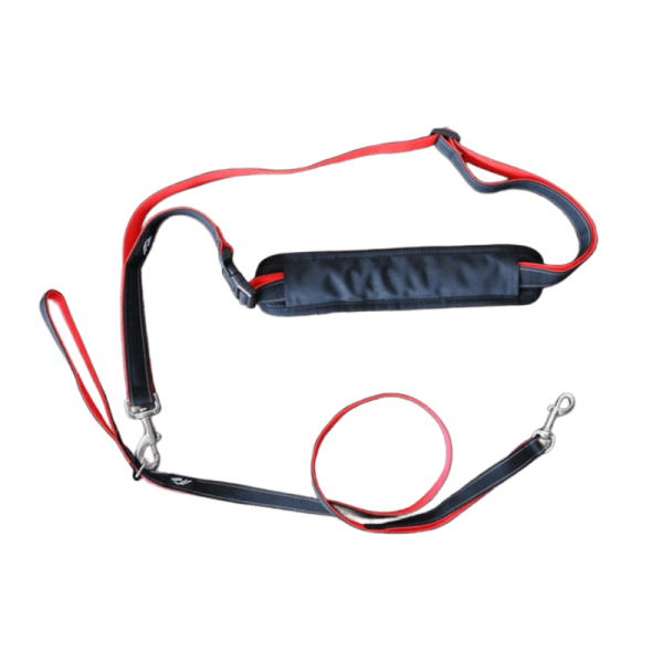 ハクサン　ゼロショルダーパッド＆リードセット レッド×ブラック