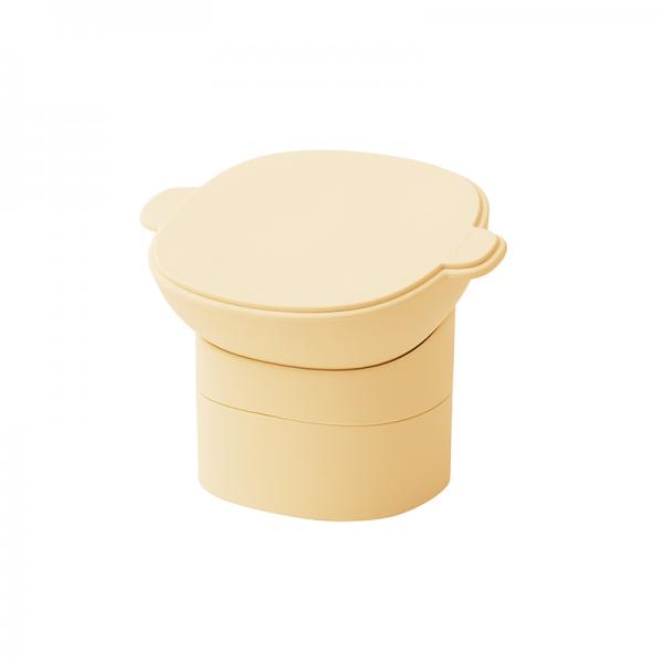 角度を調節できるシリコンフードボール 本体・レモンバター