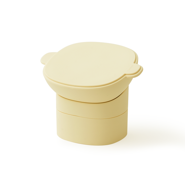 角度を調節できるシリコンフードボール 本体・レモンバター