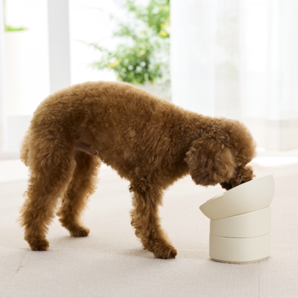 角度を調節できるシリコンフードボール 本体・ミルク