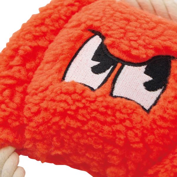 ロープ ディスク トイ ふわもこのボア素材