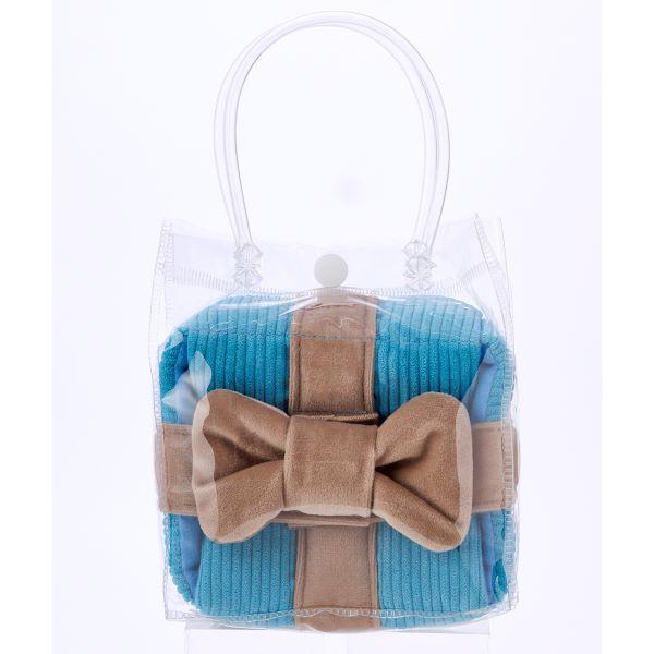 ギフト ボックストイ ぴったりフィットのビニールバッグ入り。プレゼントにも可愛い。