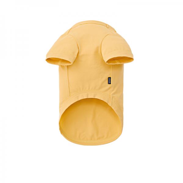 【マンダリンブラザーズ】　シャドウロゴクールTシャツ イエロー／腹側