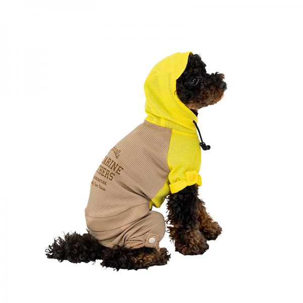 【マンダリンブラザース】インセクトシールドメッシュスーツ 首元にリードホール付き。