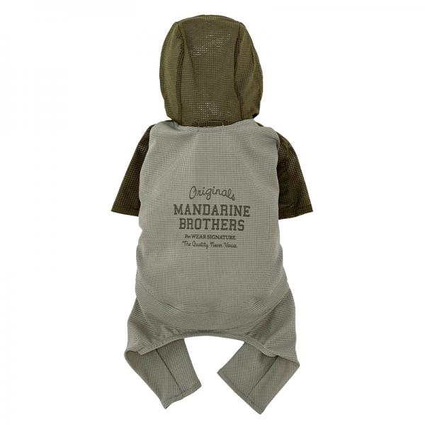 【マンダリンブラザース】インセクトシールドメッシュスーツ カーキ