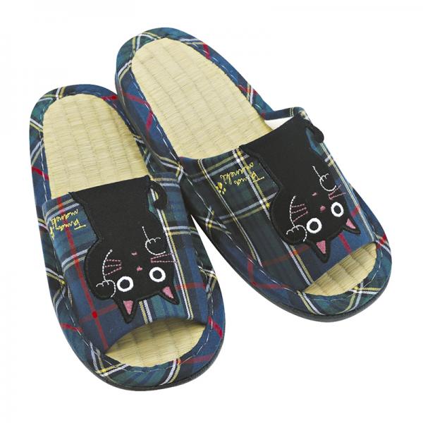 たままねきスリッパ ネイビー