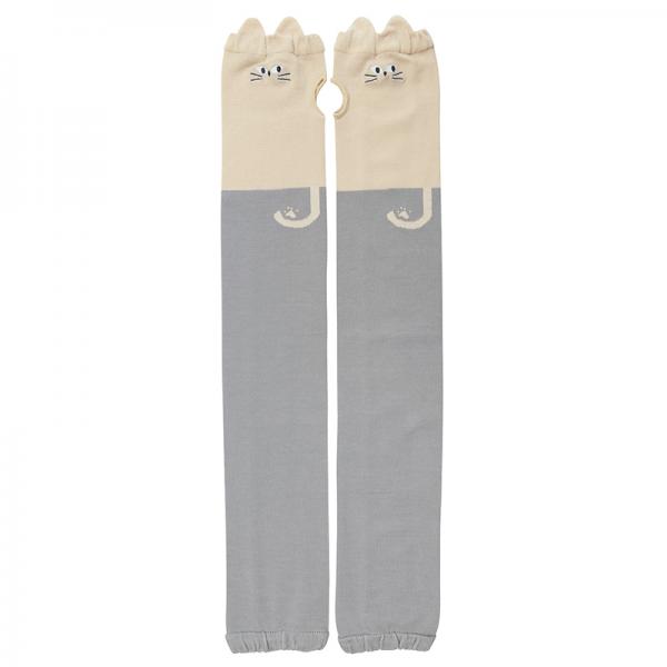 ＵＶ発色ネコミミアームカバー ネコミミ・ベージュ