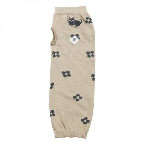 ＵＶ発色花たまショートアームカバー ベージュ