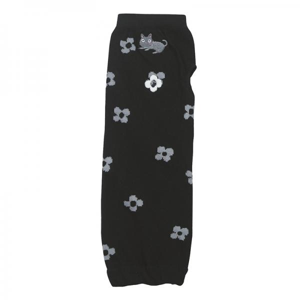 ＵＶ発色花たまショートアームカバー ブラック