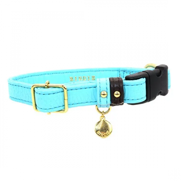 BIRDIE（バーディ）ジェントルレザーカラー サックスブルー