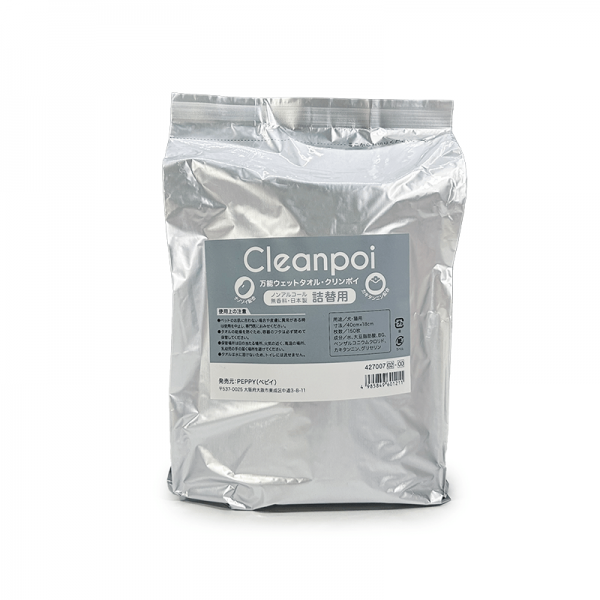 万能ウェットタオル　クリンポイ（ペット用ウェットティッシュ） 詰替用（150枚×1）