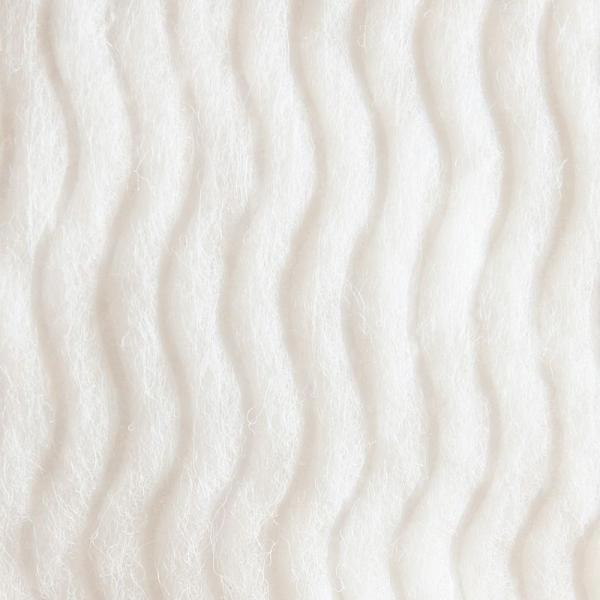 男の子用マナーおむつおしっこ用 吸収力の早い波型構造。尿も広げて拡散！吸収体の面積も広がって逆戻りも防ぎます。