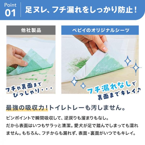 リフレペットシーツ　吸収プレミアム（瞬間吸収 抗菌 ） 