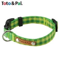 Toto&Pal（トトパル） カラフルチェックカラー （犬 首輪 小型犬 中型犬 大型犬)