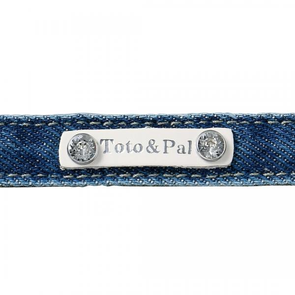 Toto＆Pal（トトパル）デニムハーネス・セミオーダー 白