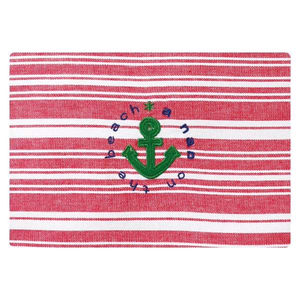 さわやかコットン ベーグルベッド（旧：さわやかマリンベーグルベッド） レッド