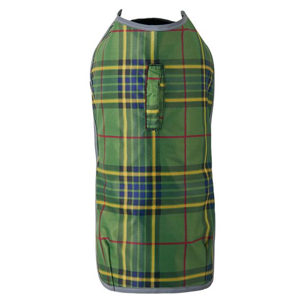 2025年モデル【PEPPY　LIFE】らくちんあったかレインコート グリーンチェック