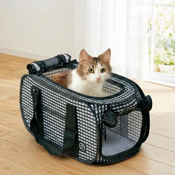 猫壱ポータブル (携帯・防災用品) キャリー 黒