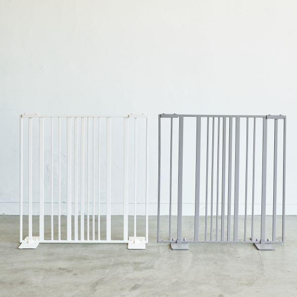 プチクール ペットゲート 扉なし <br>左ミルク 右ラテ