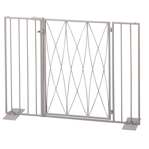 プチクール ペットゲート 扉あり（オーバル）ラテ