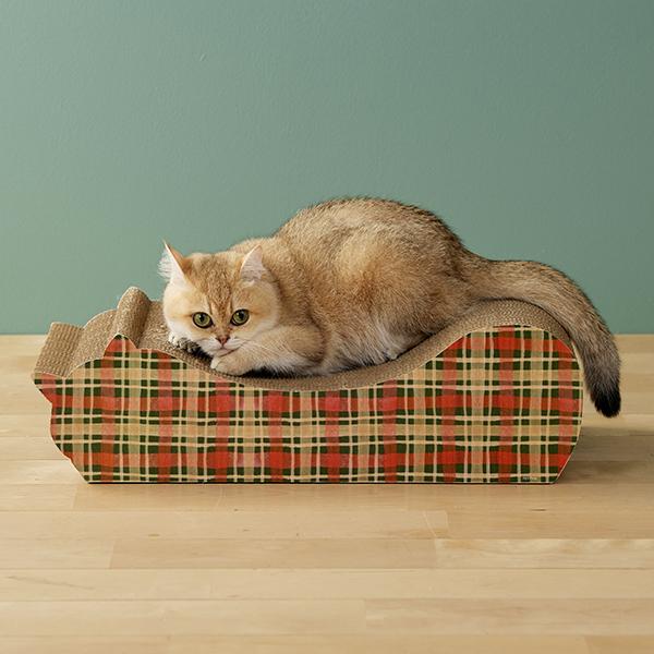 ごろん猫の爪とぎ　ナチュラル　季節限定柄 