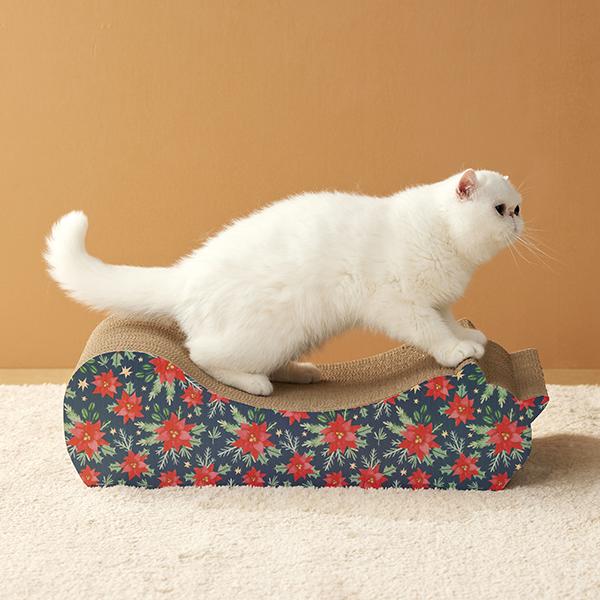ごろん猫の爪とぎ　ナチュラル　季節限定柄 